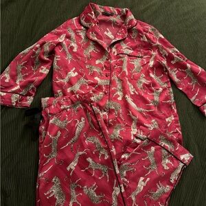 Leopard-Print Pajama Set